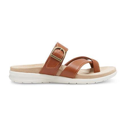 Eastland Sienna Womens Slide Sandals Light Grey Product Image