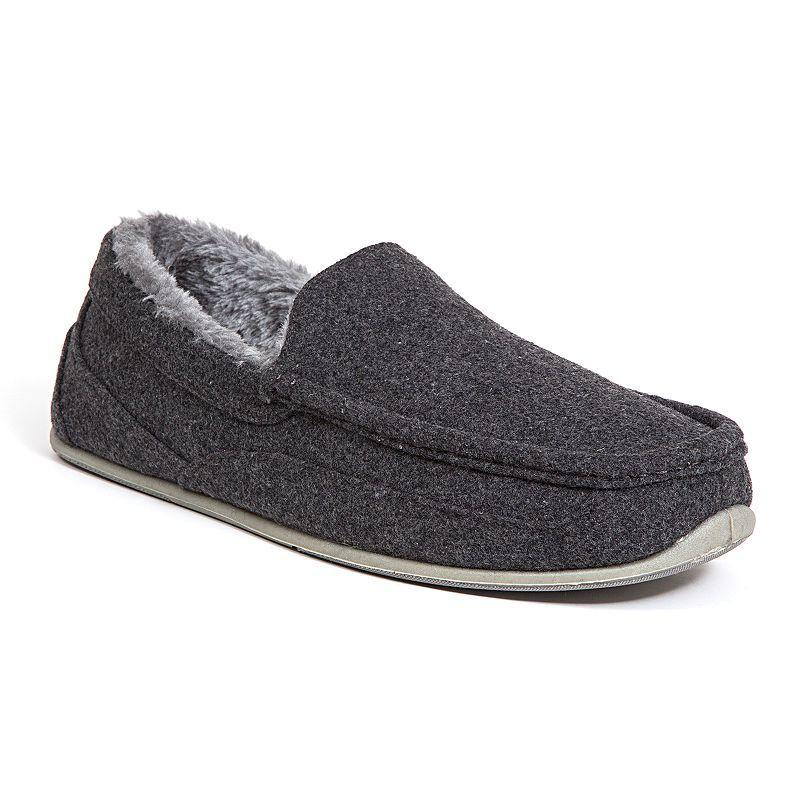 Deer Stags Mens Spun Felt Cozy Slipper Product Image