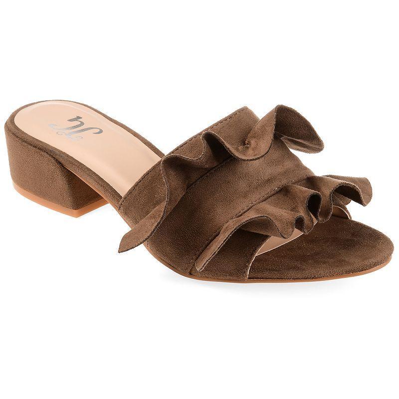 Journee Collection Sabica Womens Mules Brown Product Image