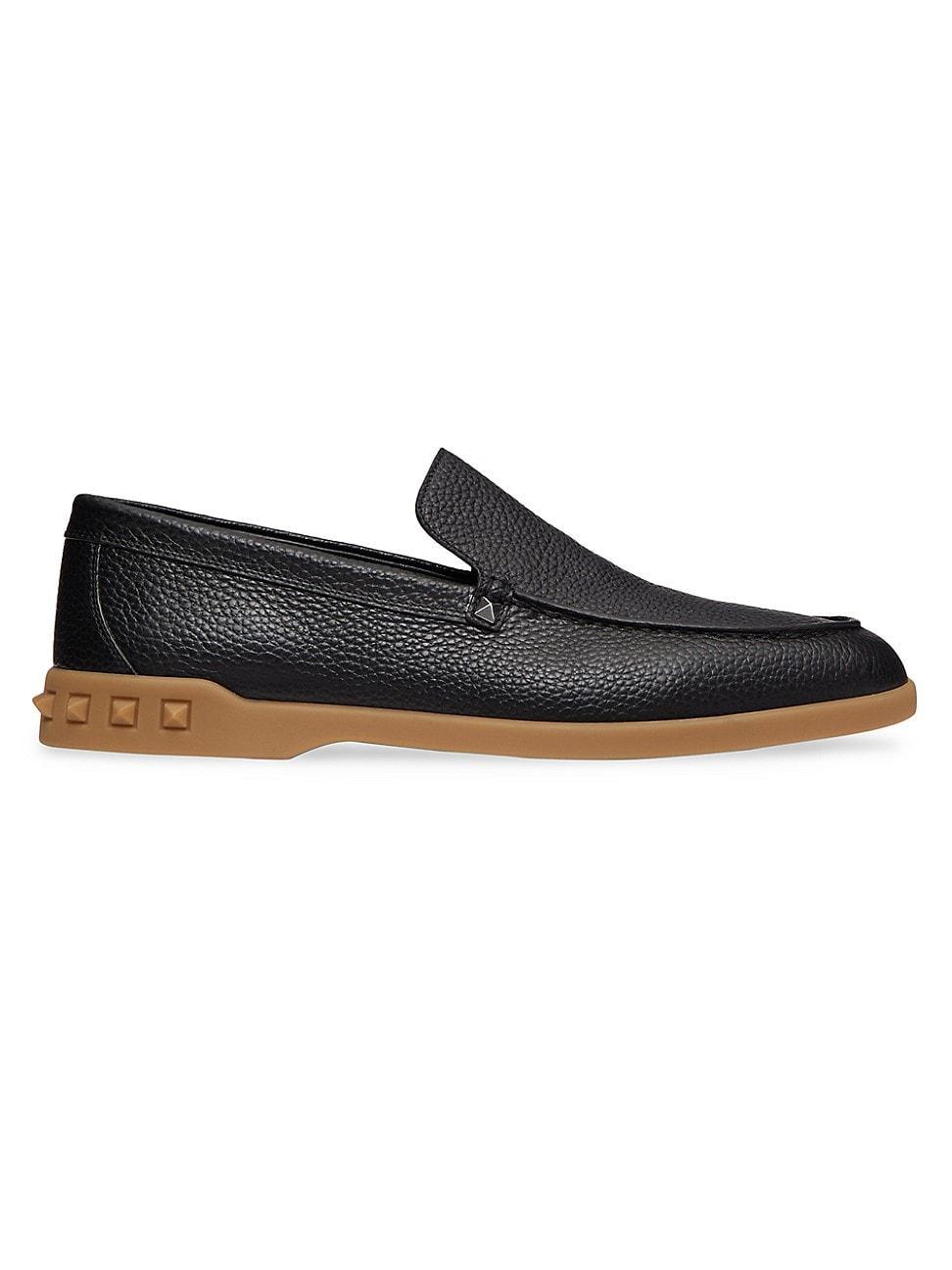 Mens Leisure Flows Slip-Ons In Grainy Calfskin Product Image