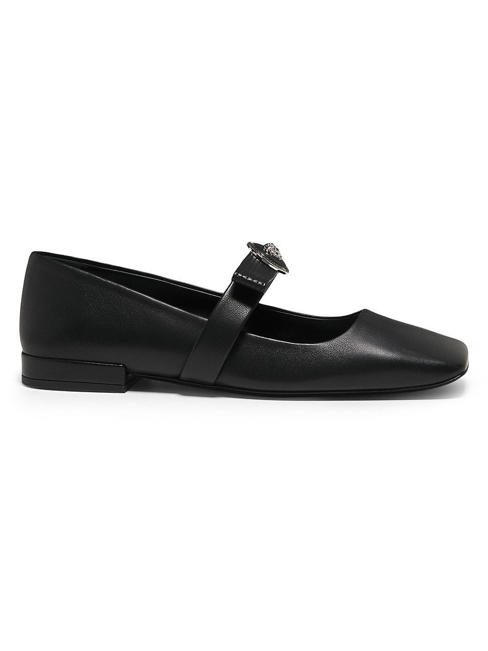 Womens Gianni Leather Ballerina Flats Product Image