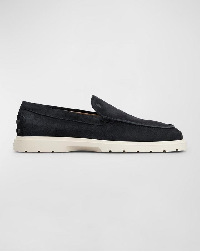 Mens Suede Boat Shoes Product Image