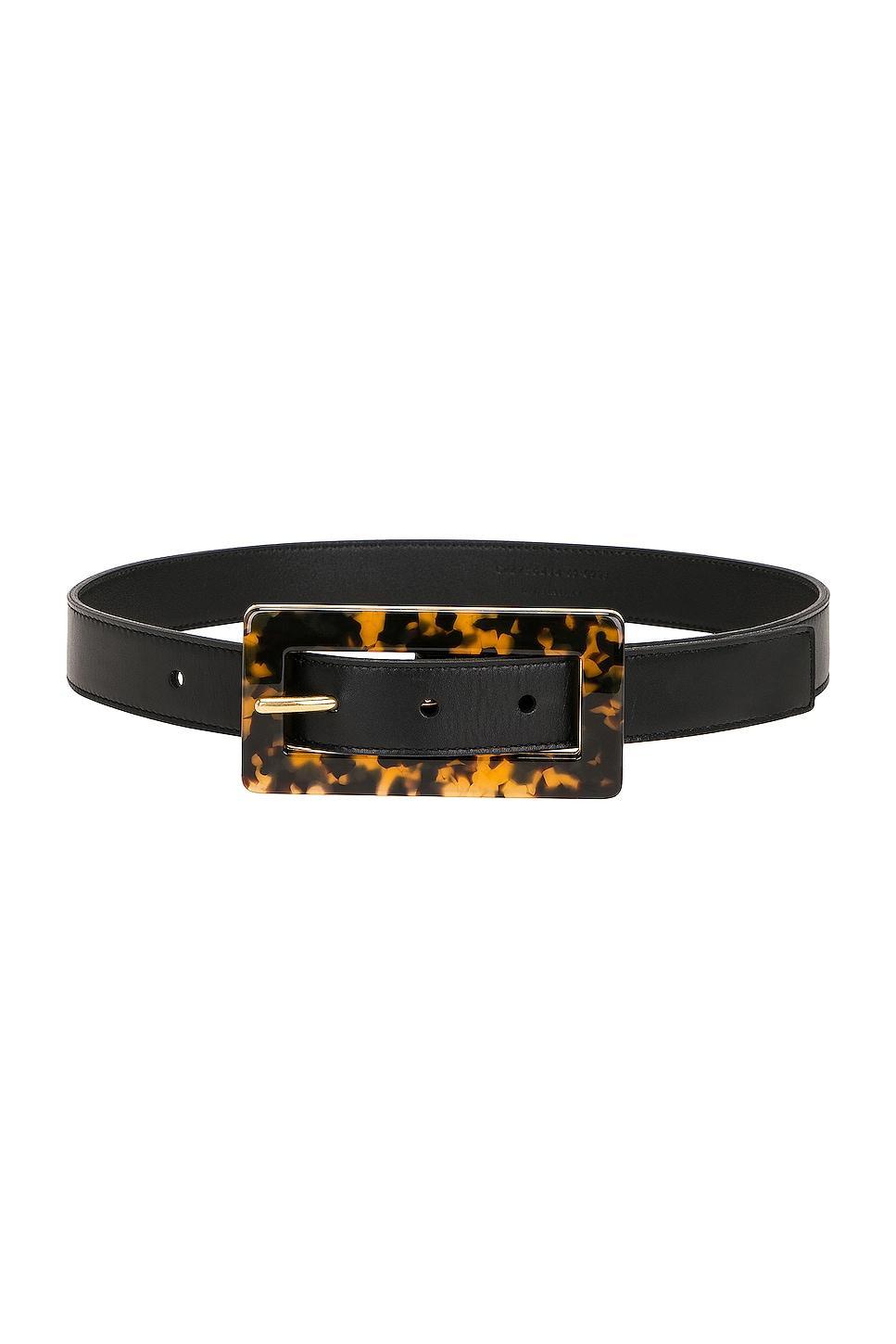 Saint Laurent Leather Belt in Brown Product Image