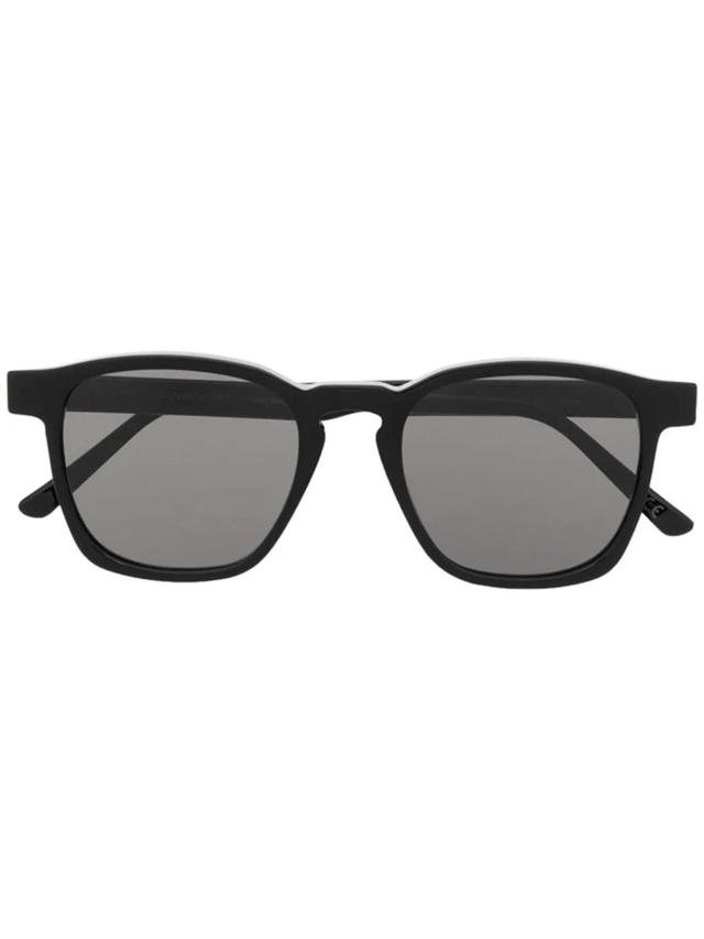 RETROSUPERFUTURE Logo Arm Sunglasses In Black Product Image