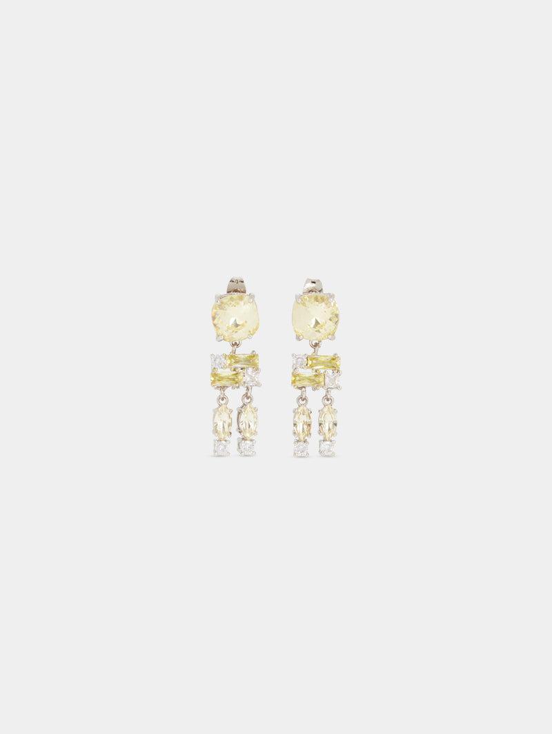 yellow STRASS EARRINGS Product Image