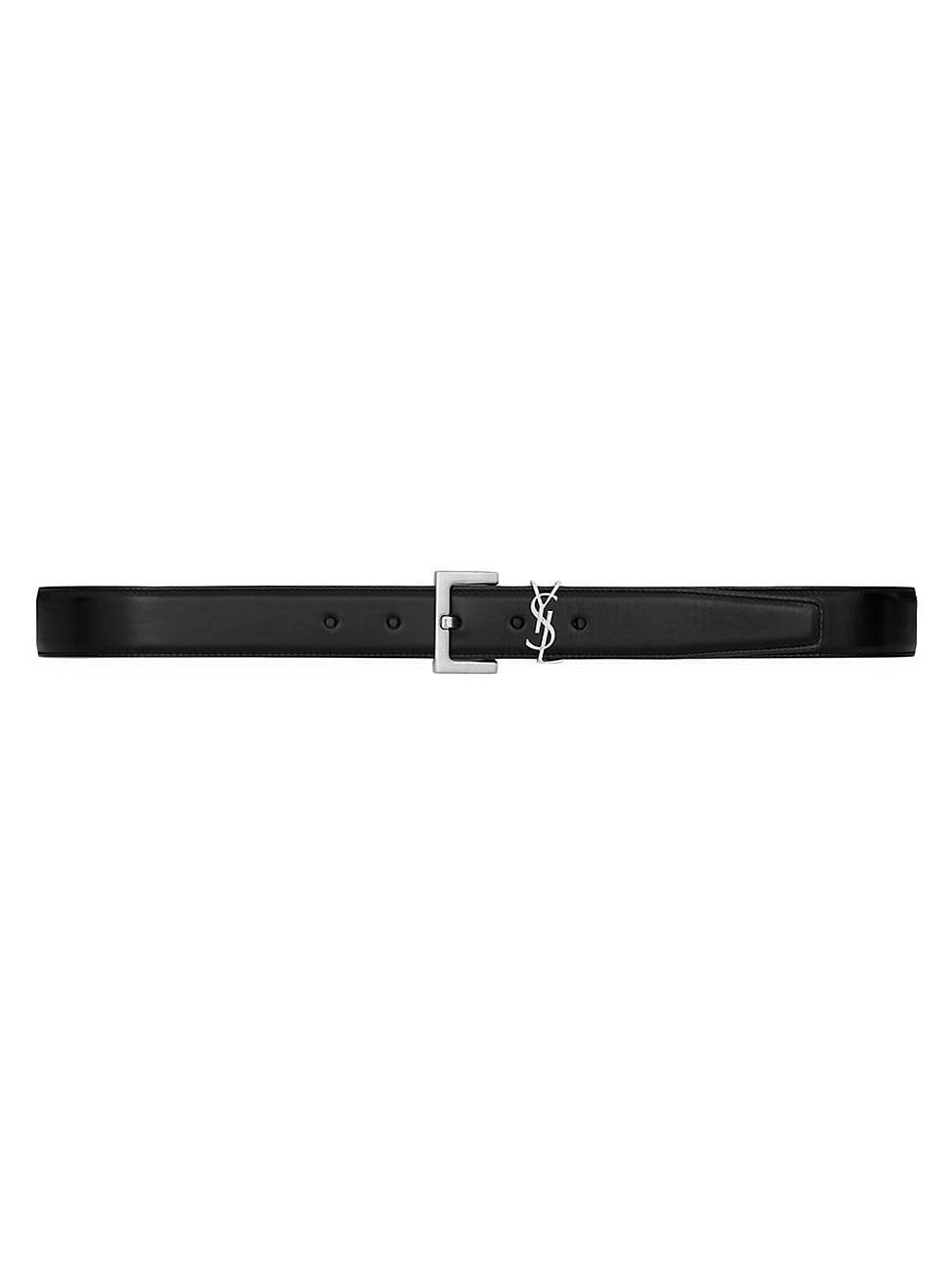 Mens Cassandre Belt In Smooth Leather Product Image