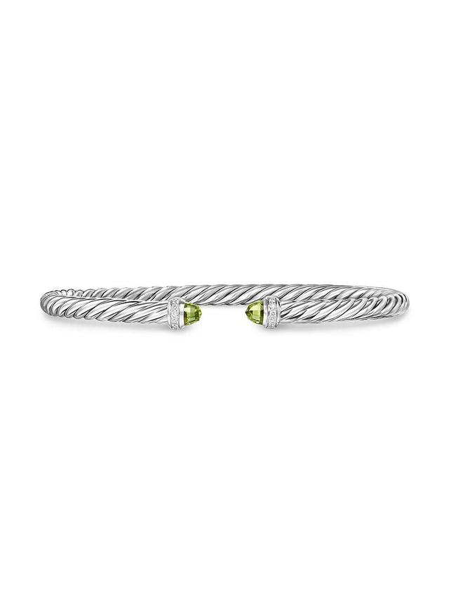 Womens Cablespira Flex Bracelet in Sterling Silver Product Image