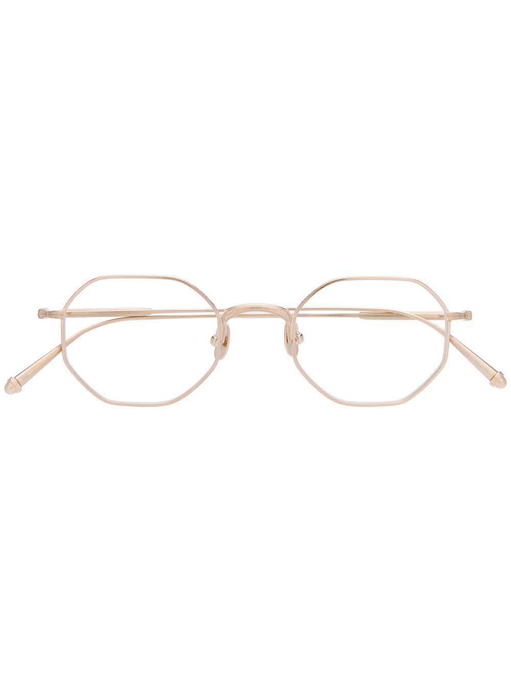 MATSUDA Square Shaped Glasses In Gold product image