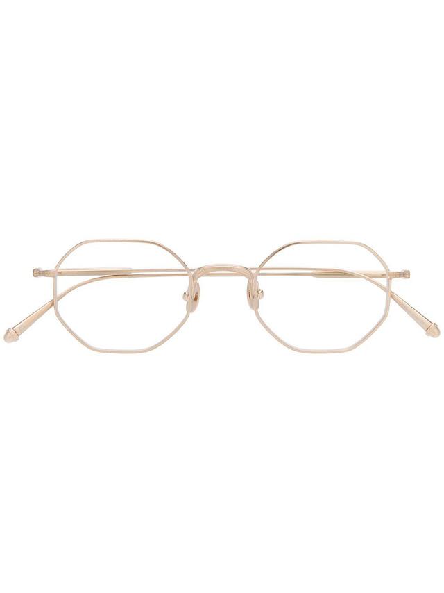 MATSUDA Square Shaped Glasses In Gold Product Image