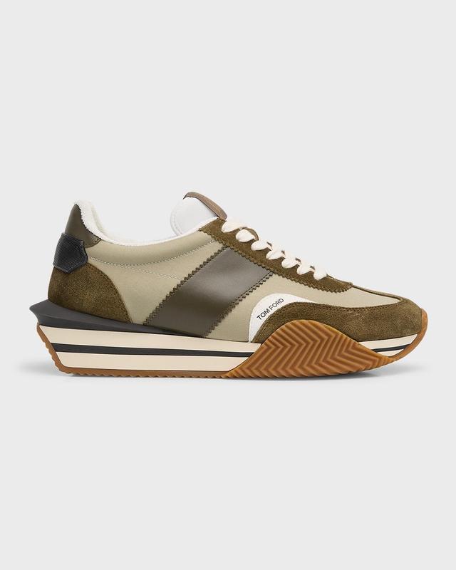 Mens James Colorblock Platform Low-Top Sneakers Product Image