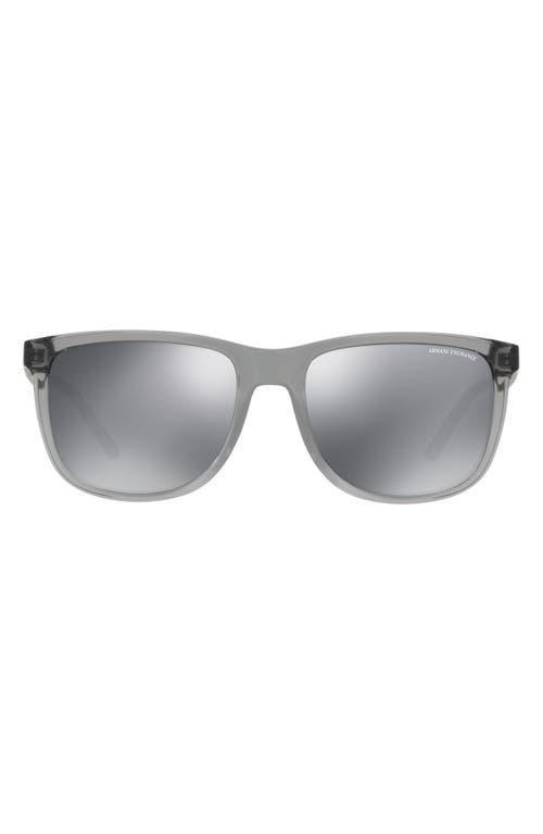 Emporio Armani AX Armani Exchange 64mm Oversize Sunglasses Product Image