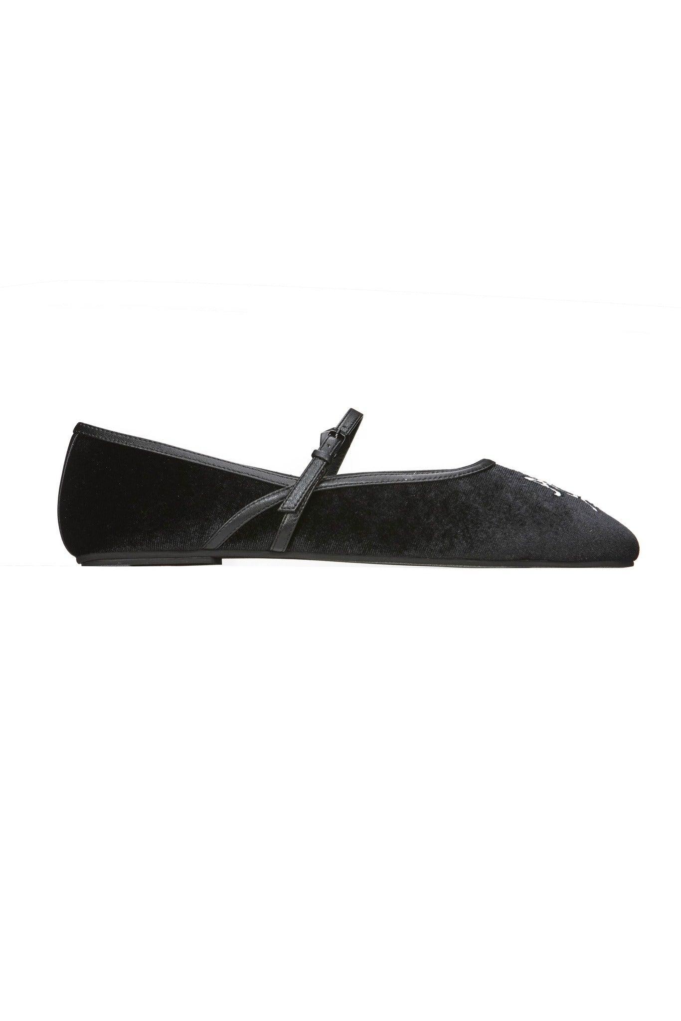 Maeve Velvet Ballet Flat Product Image