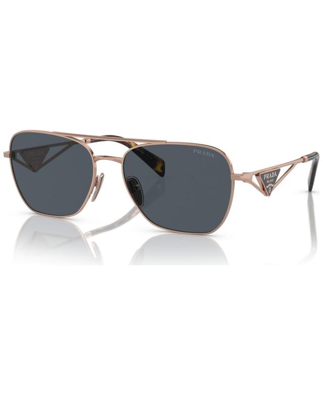 Prada 59mm Aviator Sunglasses Product Image