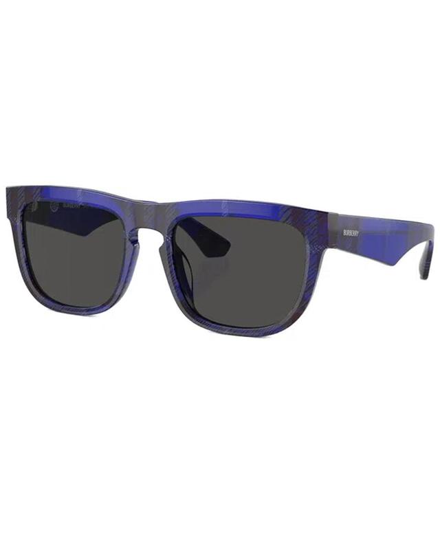 BURBERRY 56mm Square Sunglasses In Blue Product Image