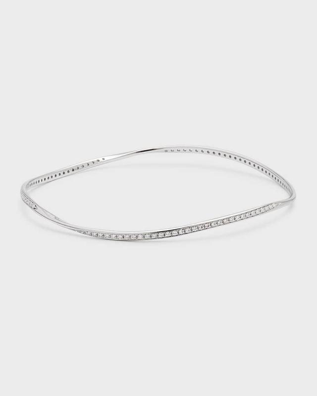 Marrakech 18K White Gold Single Strand Diamond Bracelet Product Image