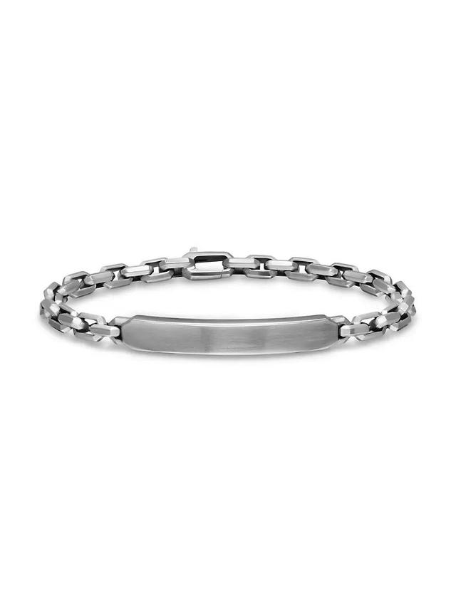 Streamline ID Bracelet in Sterling Silver, 6.7MM Product Image