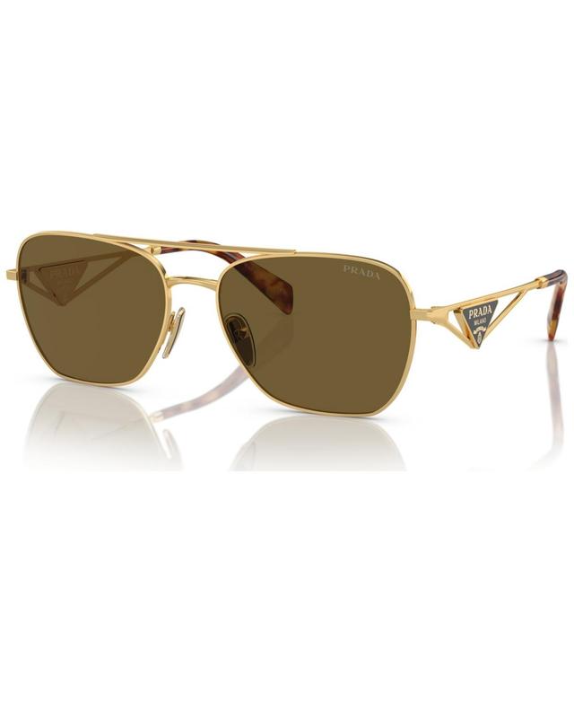 Prada 59mm Aviator Sunglasses Product Image