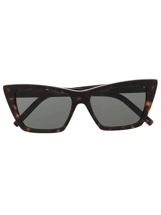 Brown Mica Tortoiseshell Cat Eye Sunglasses Product Image