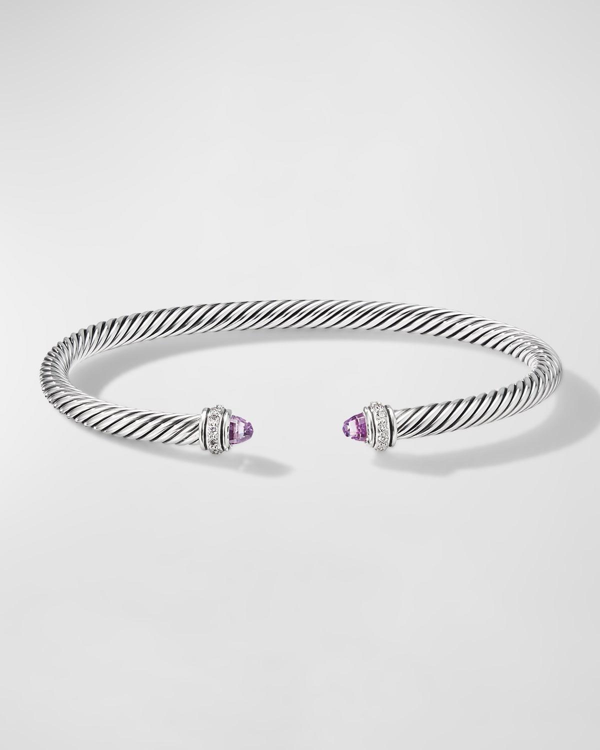 Womens Cable Classics Bracelet in Sterling Silver Product Image