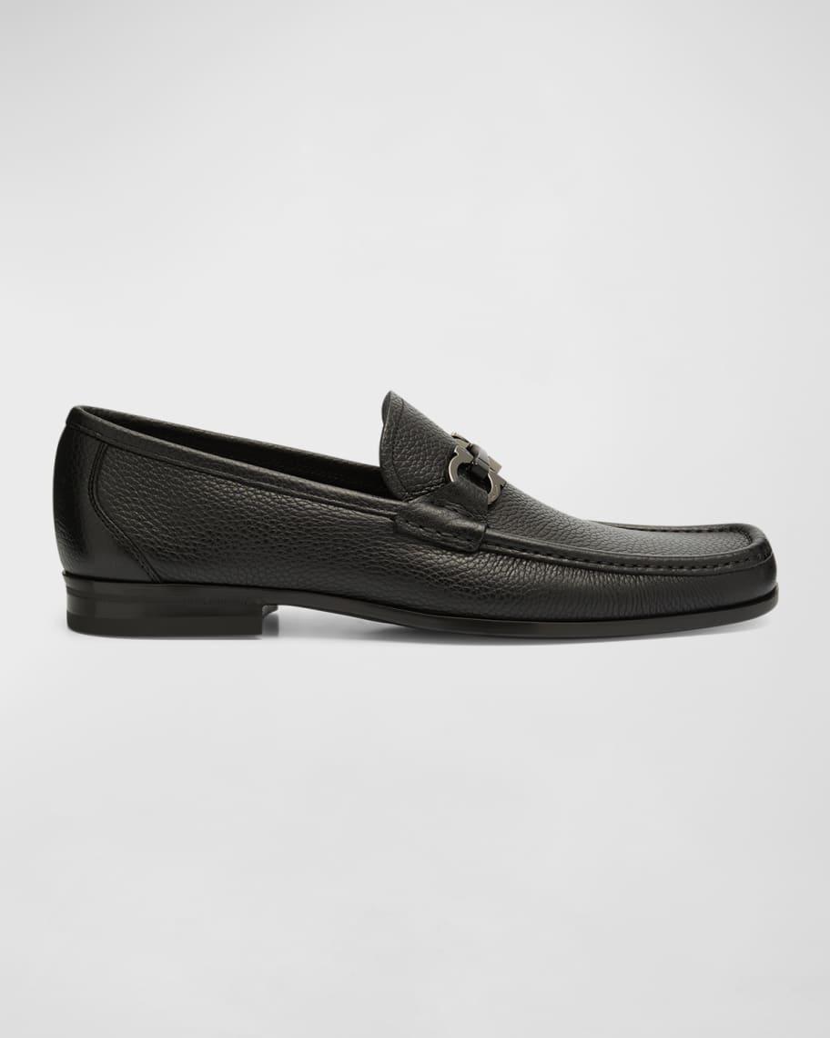 Men's Grandioso Grained Calfskin Gancini Loafer Product Image