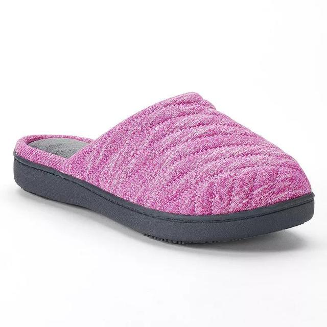 isotoner Andrea Space Knit Womens Clog Slippers Product Image