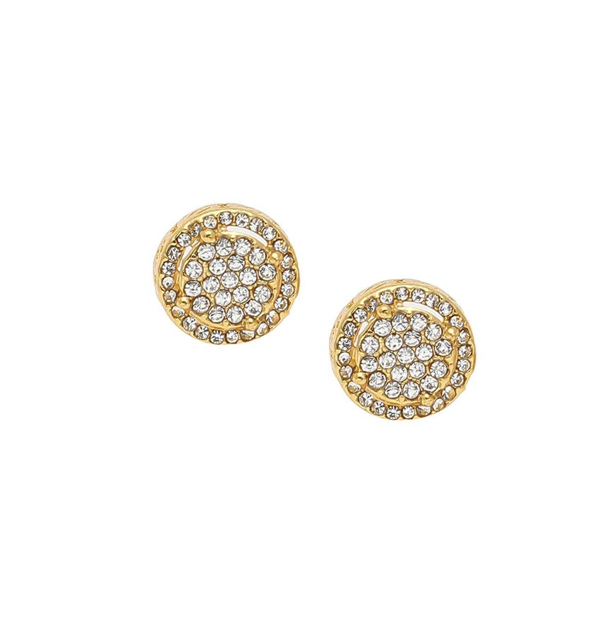 Sohi Womens Circular Stud Earrings Product Image