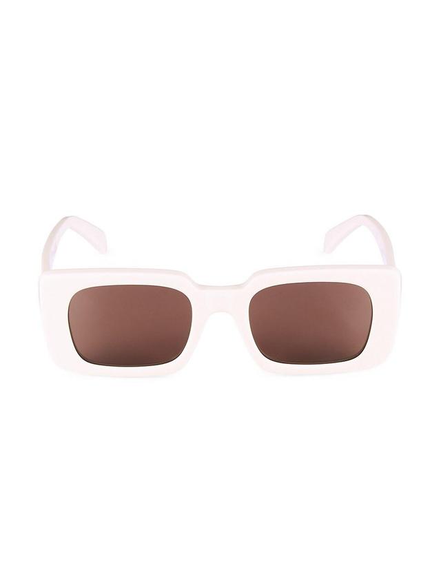 Womens 51MM Rectangle Sunglasses Product Image