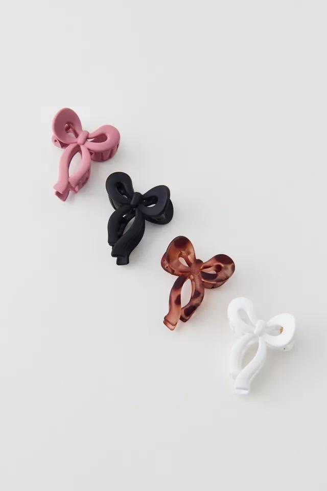 Bow Matte Mini Claw Clip Set Product Image