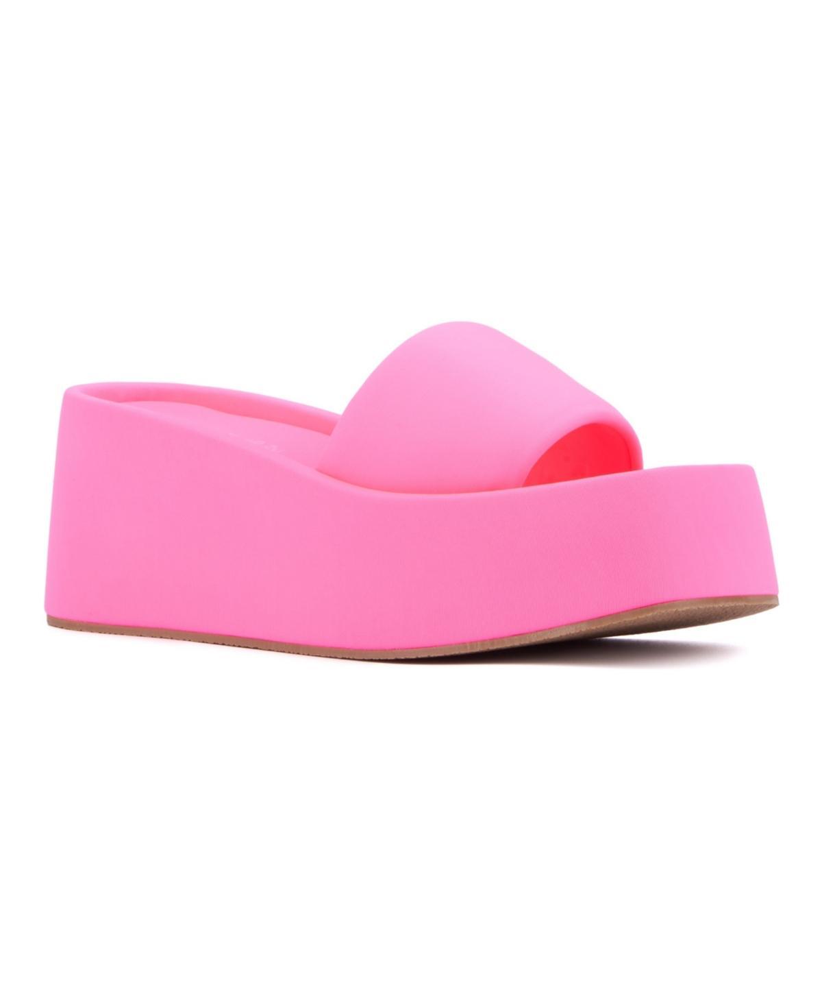 Olivia Miller Womens Uproar Wedge Sandal Product Image