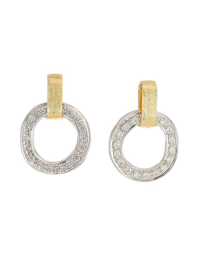 Marco Bicego Jaipur Diamond Link Station Earrings Product Image