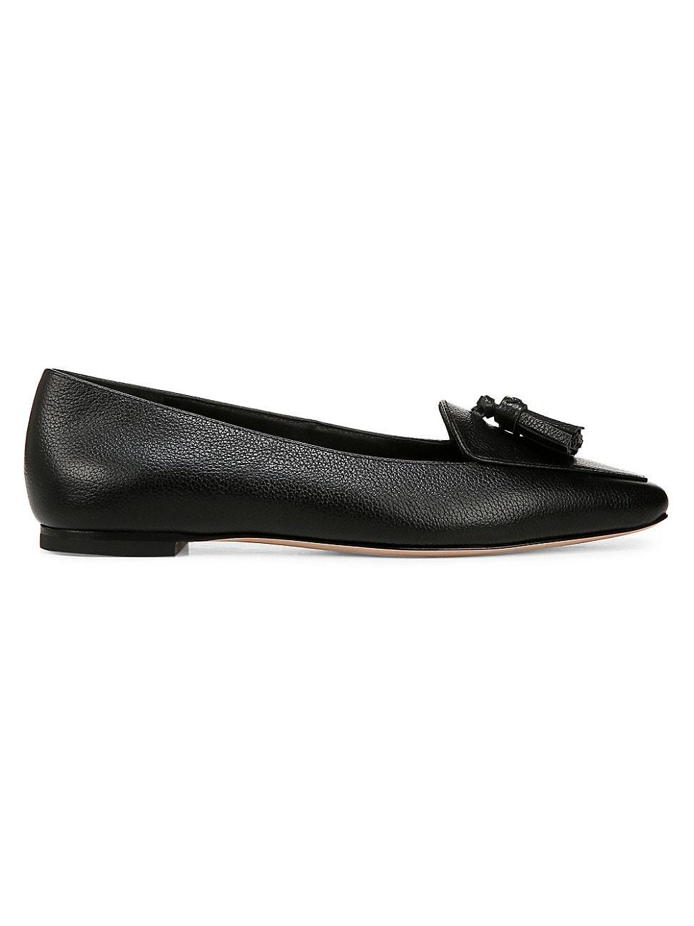 Womens Cleo Leather Flats Product Image