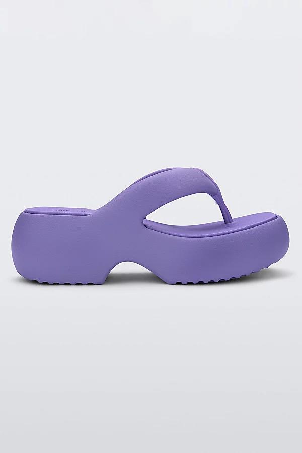 Melissa Free Fuzzy Platform Thong Sandal Womens at Urban Outfitters Product Image