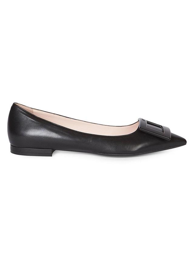 Roger Vivier Gommettine Buckle Pointed Toe Flat Product Image