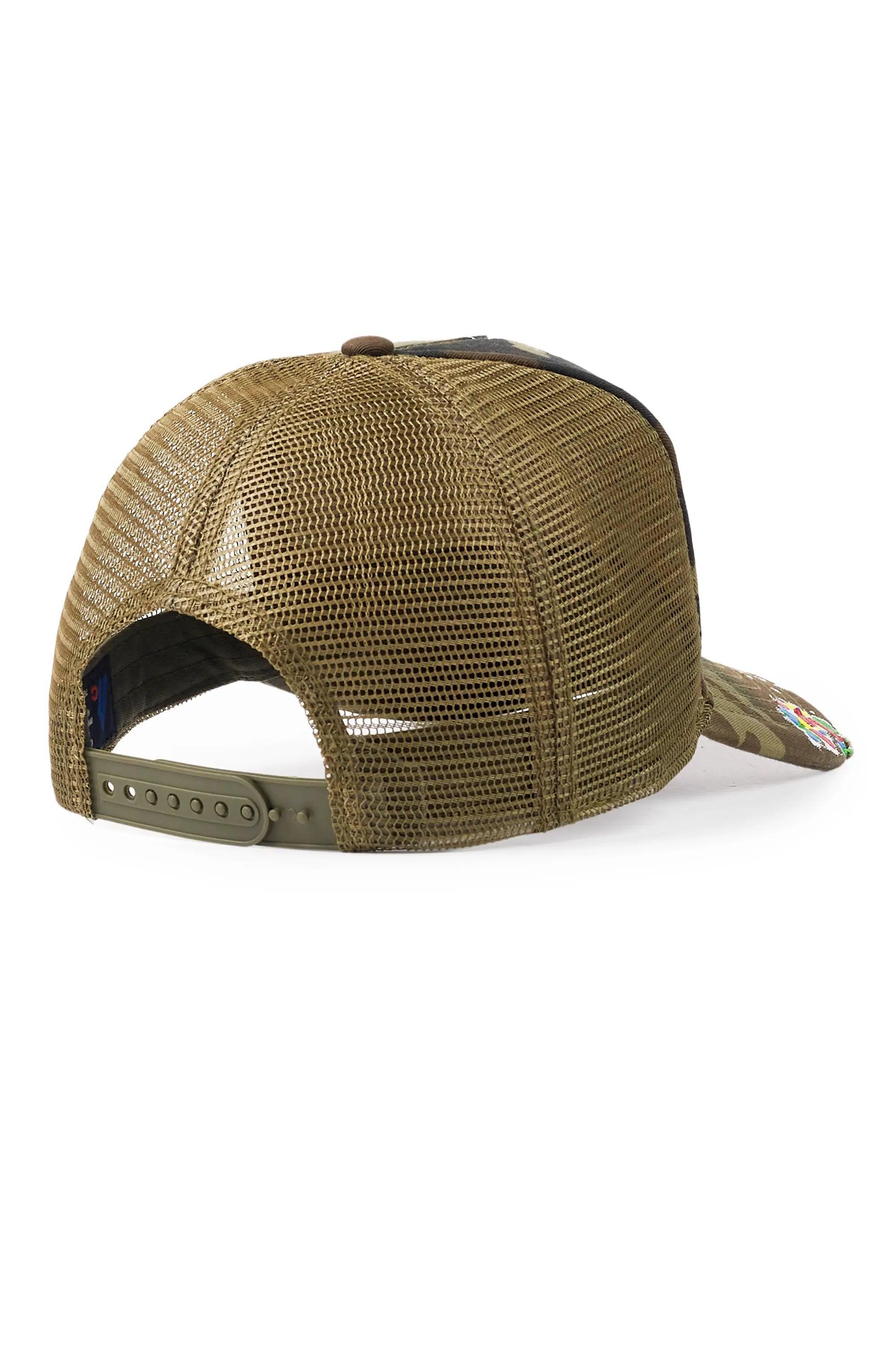 Neptune Camo Trucker Hat Male Product Image