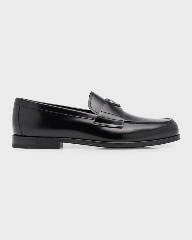 Womens Envelope Colorblock Leather Loafers Product Image