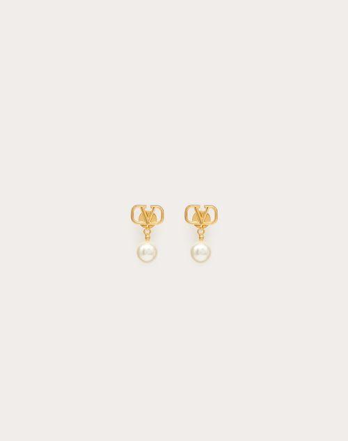 VLOGO SIGNATURE EARRINGS WITH SWAROVSKI® PEARLS Product Image