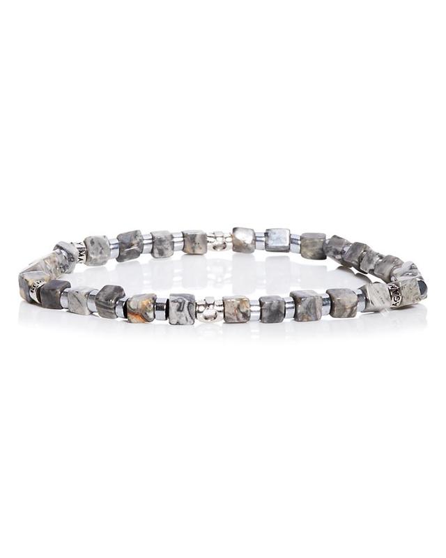 Ferragamo Mens Onyx Beaded Bracelet Product Image