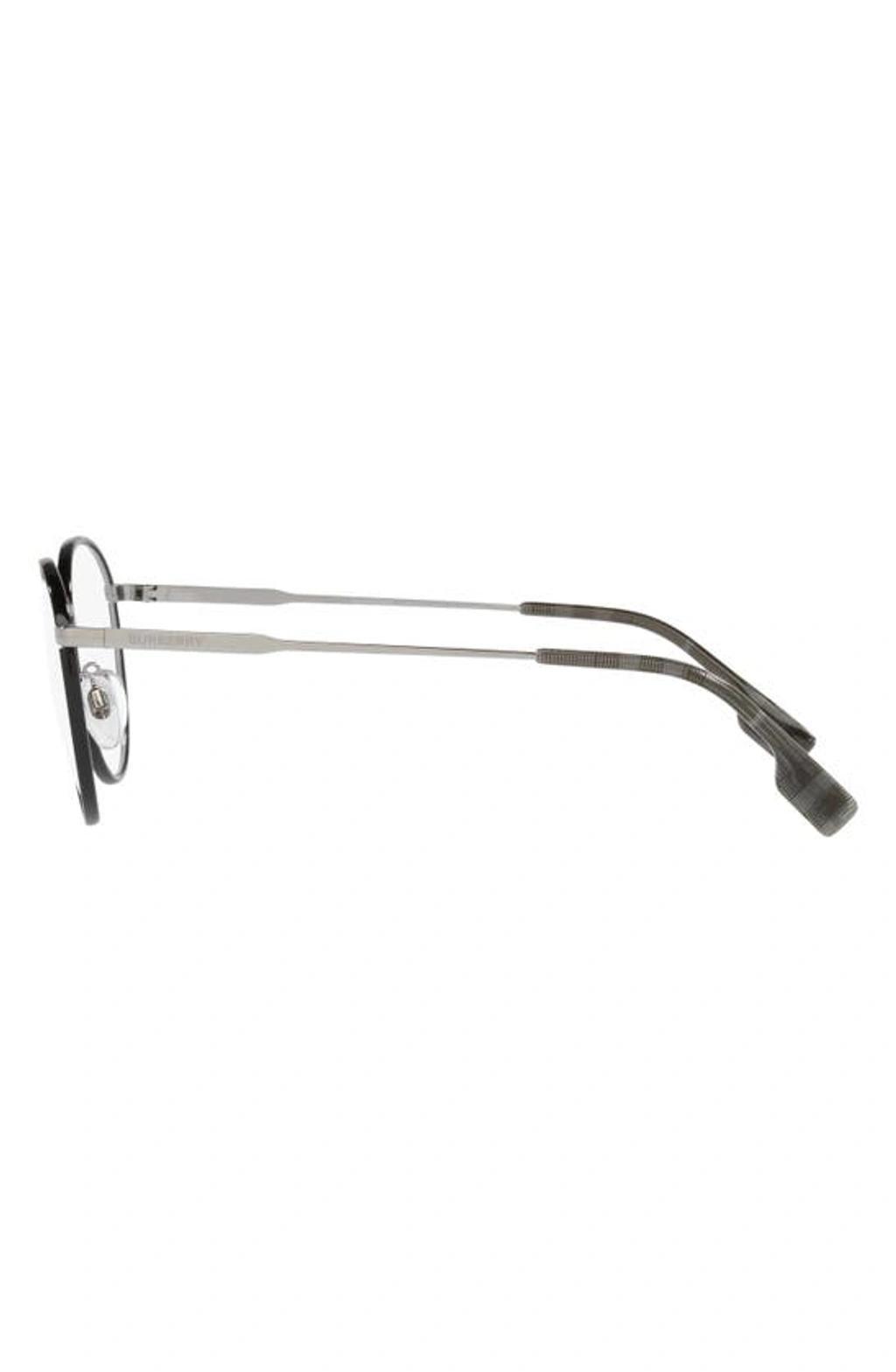 Hugo 51mm Round Optical Glasses In Silver Product Image