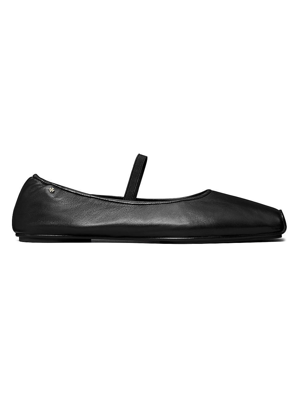 Womens Runway Leather Ballet Flats Product Image