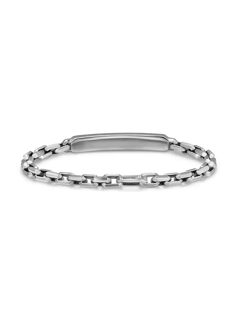 Streamline ID Bracelet in Sterling Silver, 6.7MM Product Image