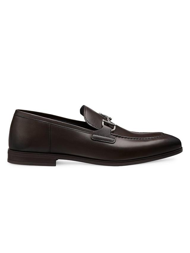 Mens Simon Twistbit Leather Loafers Product Image