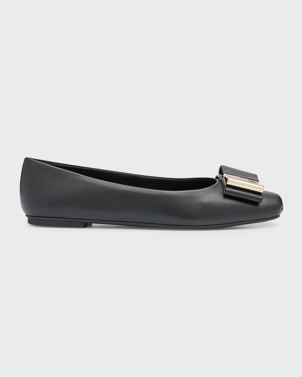 Lena Lambskin Bow Pumps Product Image