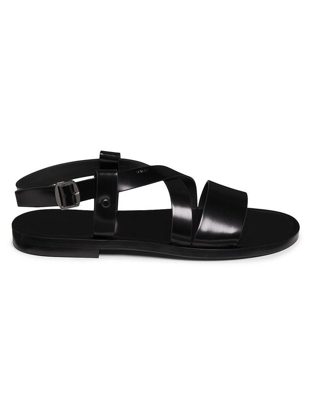 Mens Leather Wrap Sandals Product Image