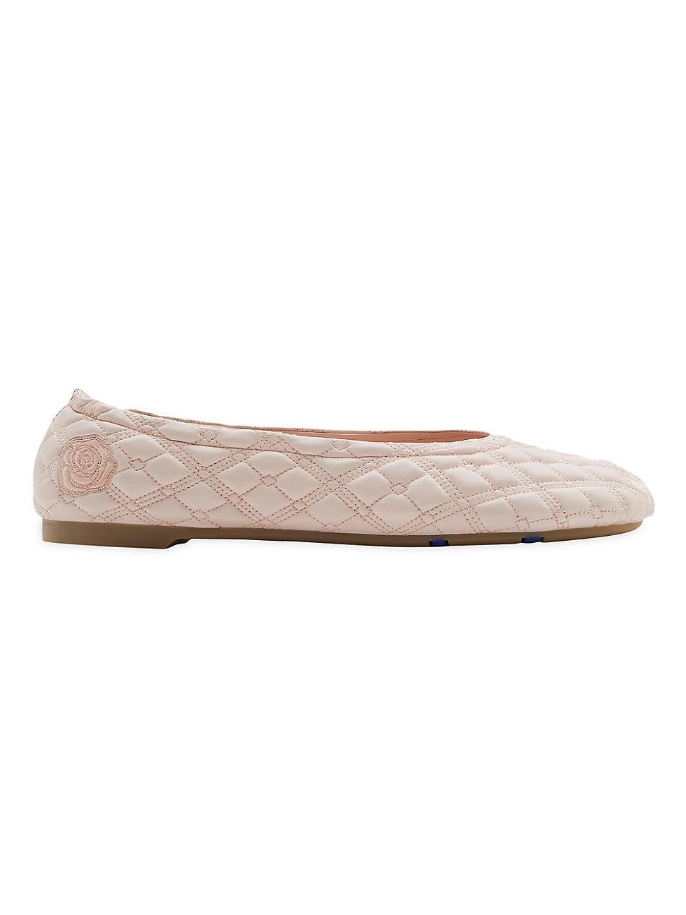 Sadler Quilted Lambskin Ballerina Flats Product Image