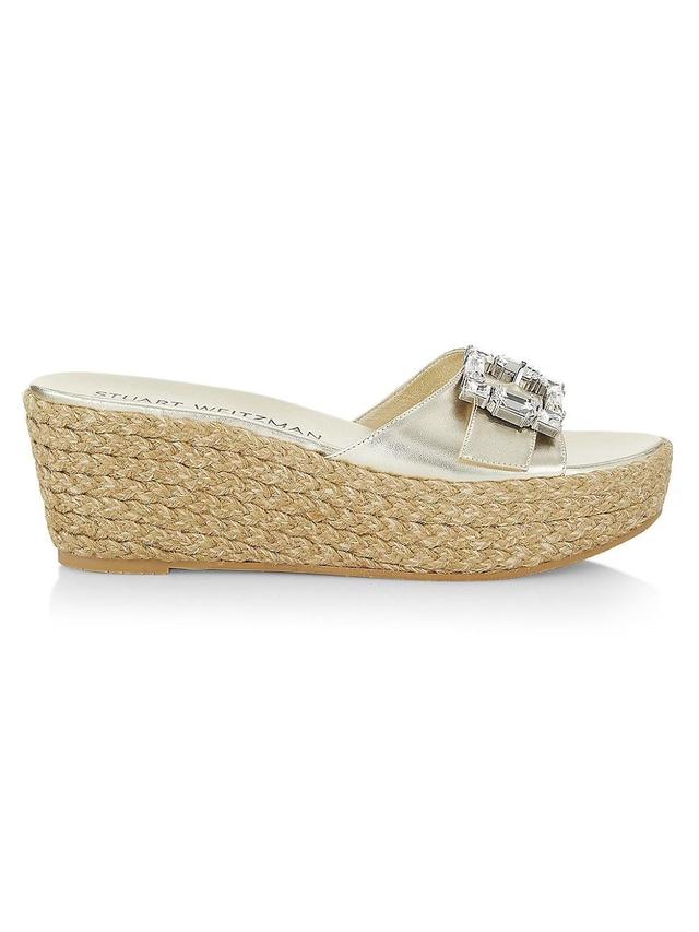 Womens Saint Tropez Buckle Wedge Slides Product Image