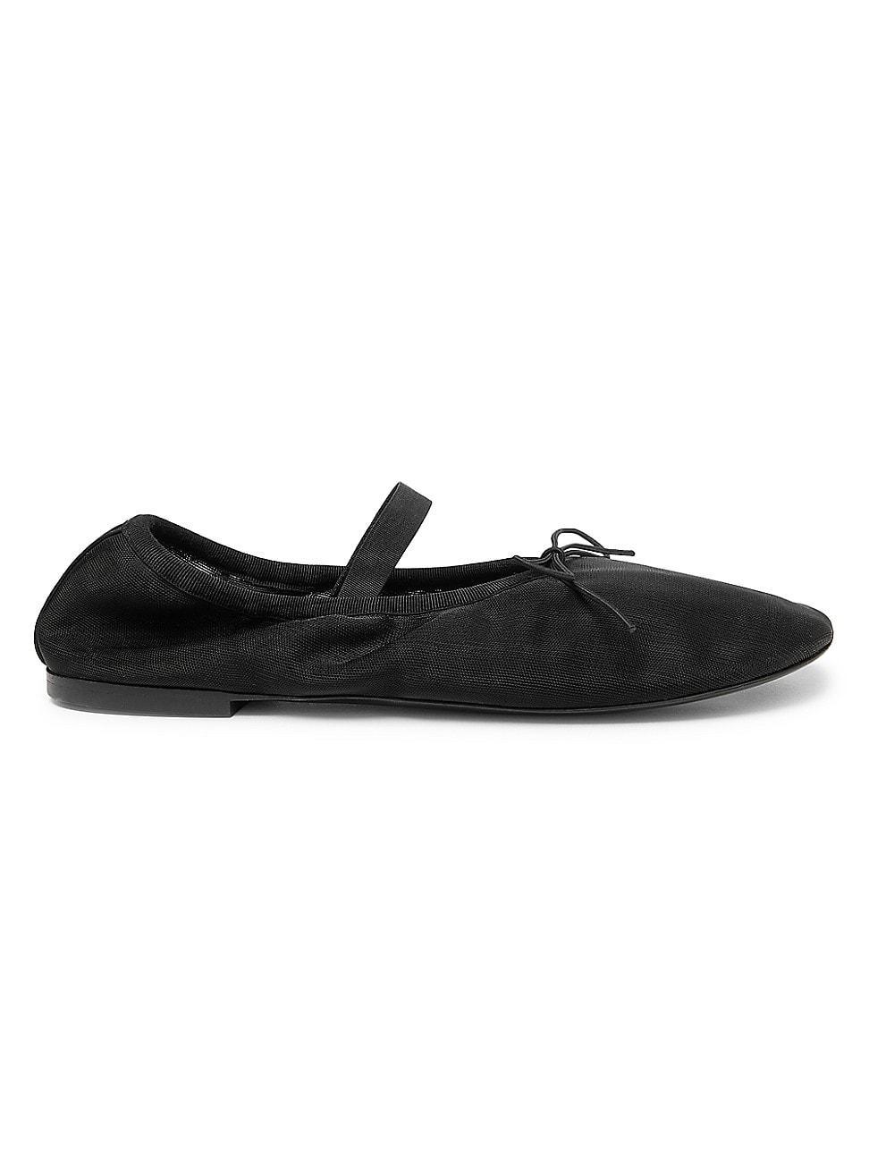 Womens Mary Jane Mesh Ballet Flats product image