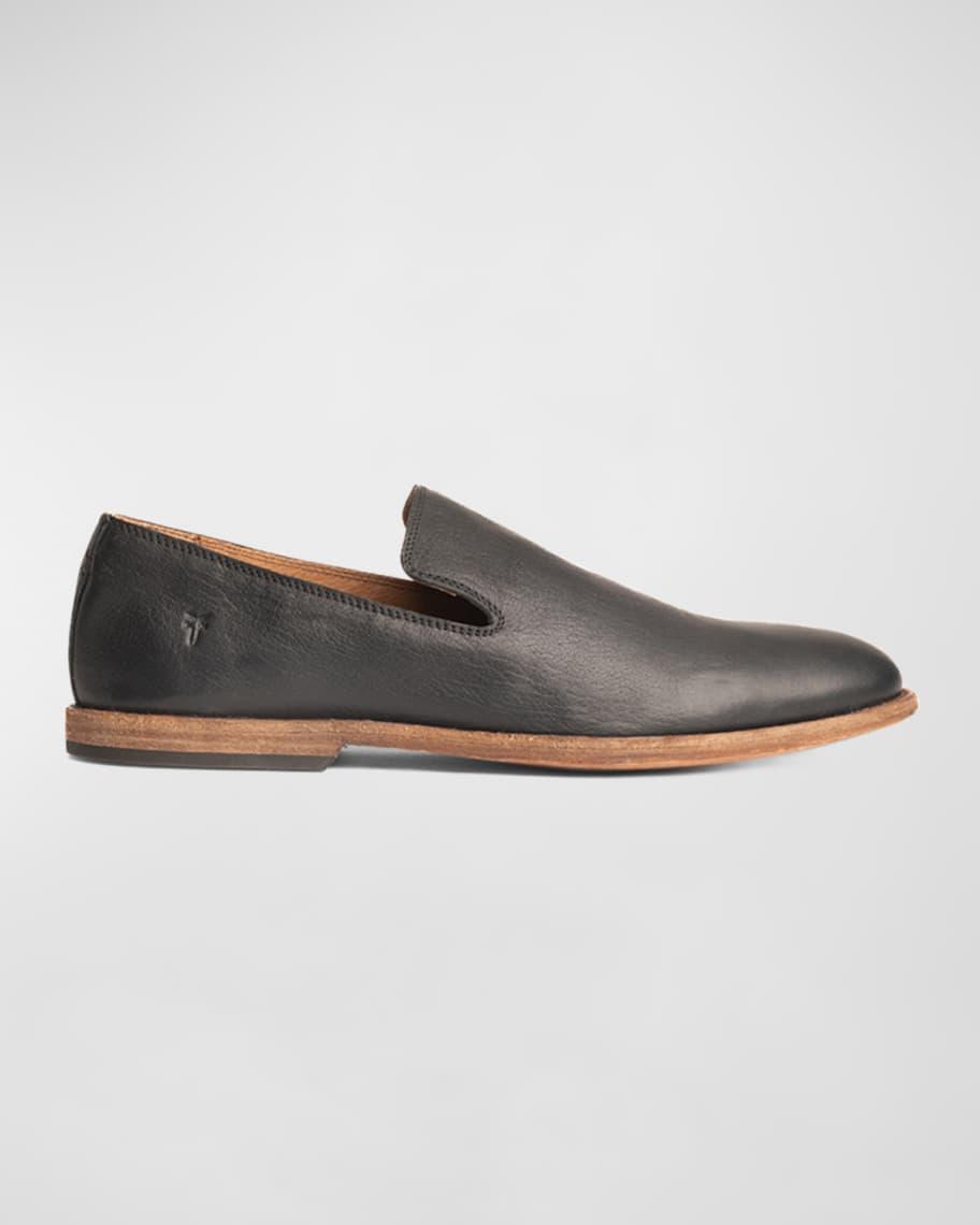 Men's Chris Venetian Waxed Suede Loafers Product Image