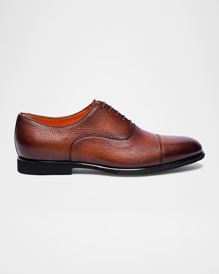 Mens Darian Grained Leather Oxfords Product Image