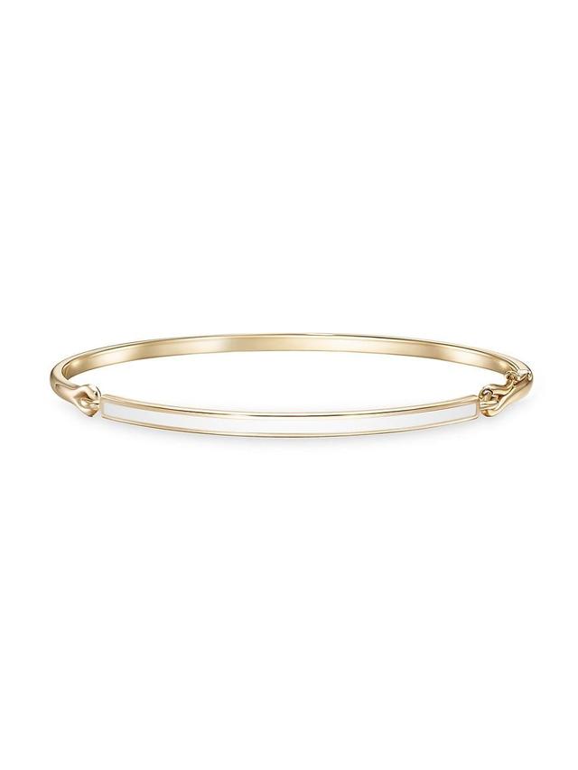 Womens Lenox 18K Yellow Gold & Enamel Bracelet Product Image