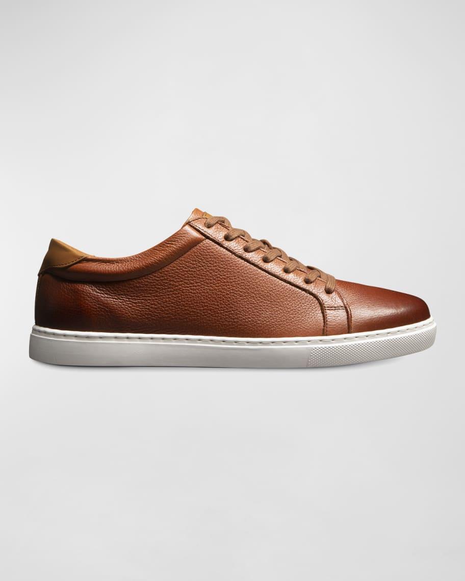 Men's Courtside Leather Low-Top Sneakers Product Image